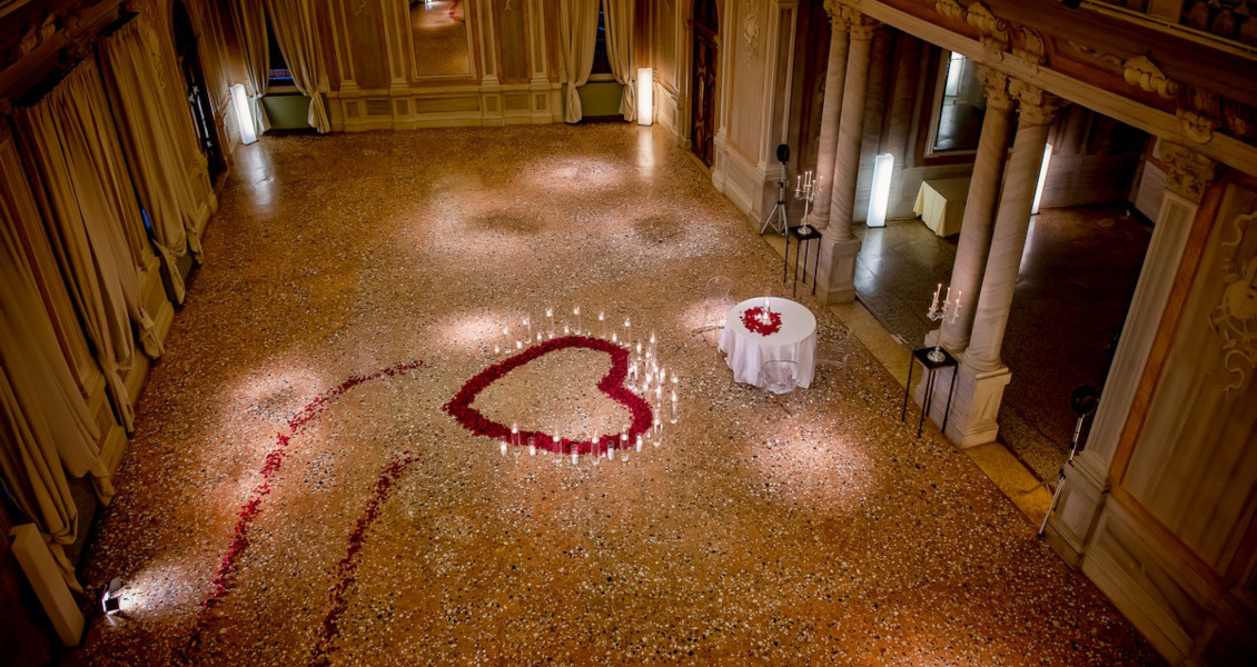 00da Demande en mariage mémorable dans un palais historique en Italie