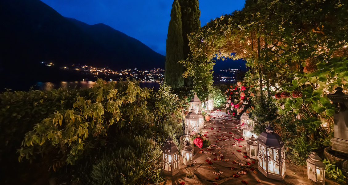 000La demande en mariage la plus romantique près du Lac de Côme en Italie
