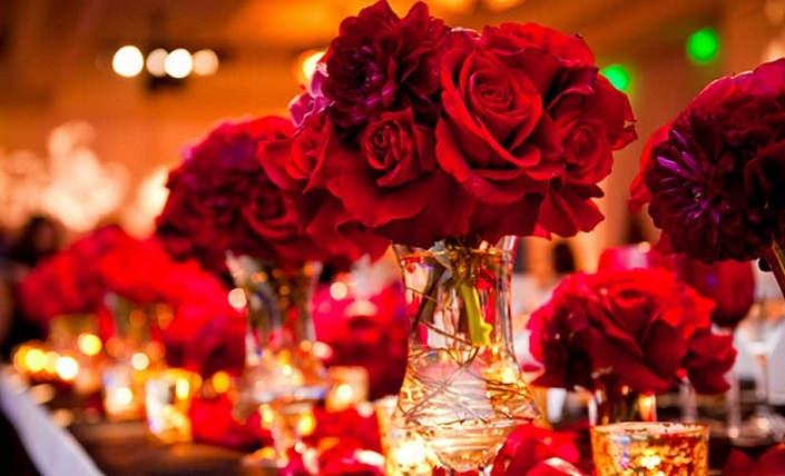 décorations florales de mariage