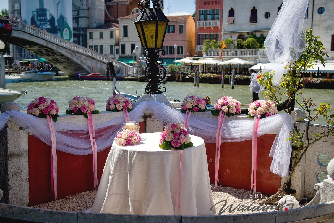 Mariage intime a Venise