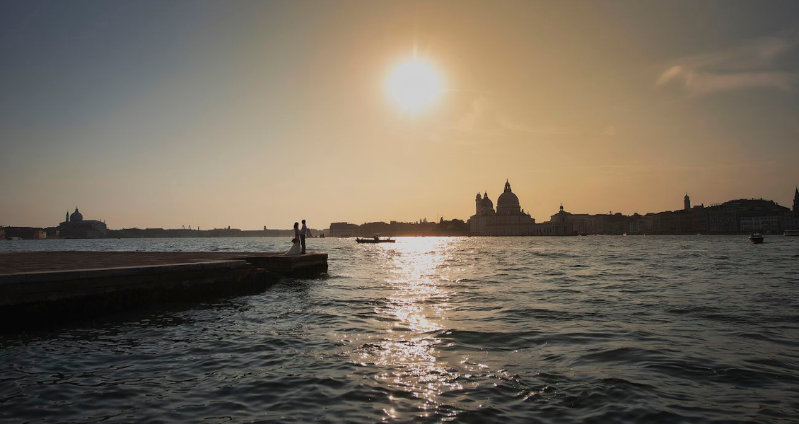 Se marier à Venise en Italie, sur une belle terrasse